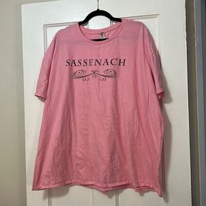 Anvil 3X pink tee-shirt ‘Sassenach’